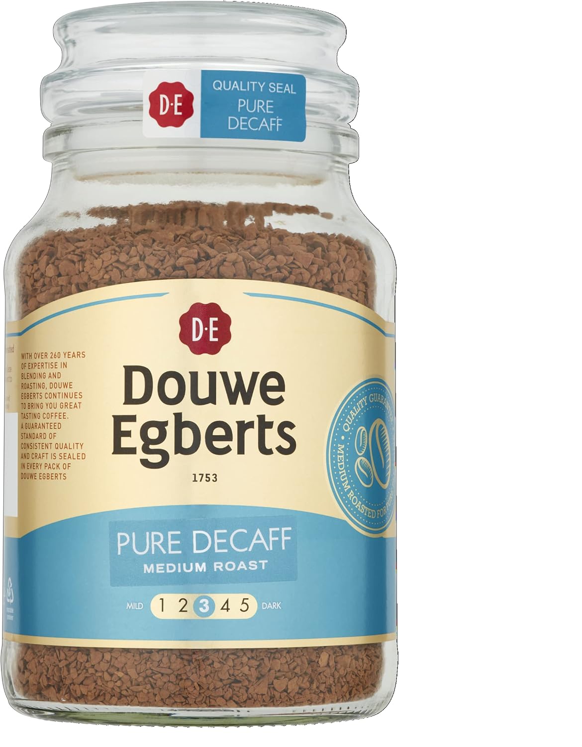 Douwe Egberts Pure Decaff Instant Coffee 6.7oz/190g