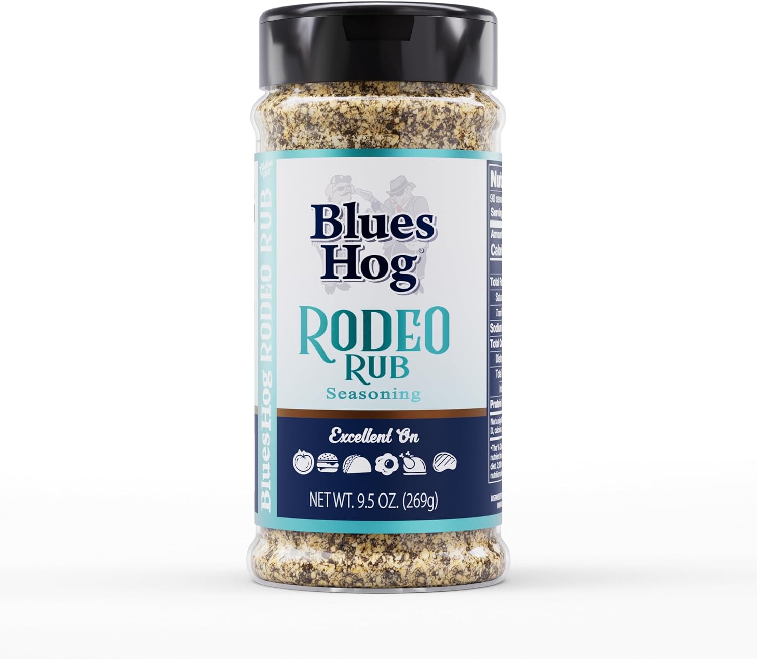 Blues Hog Rodeo Rub Seasoning, Bold All-Purpose Dry Rub, All-Natural, Gluten-Free, Made in the USA, 9.5 oz