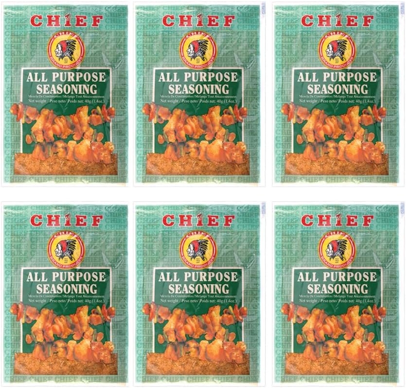 Chief All Purpose Seasoning Pack of 6 (Pack of 6 All Purpose)
