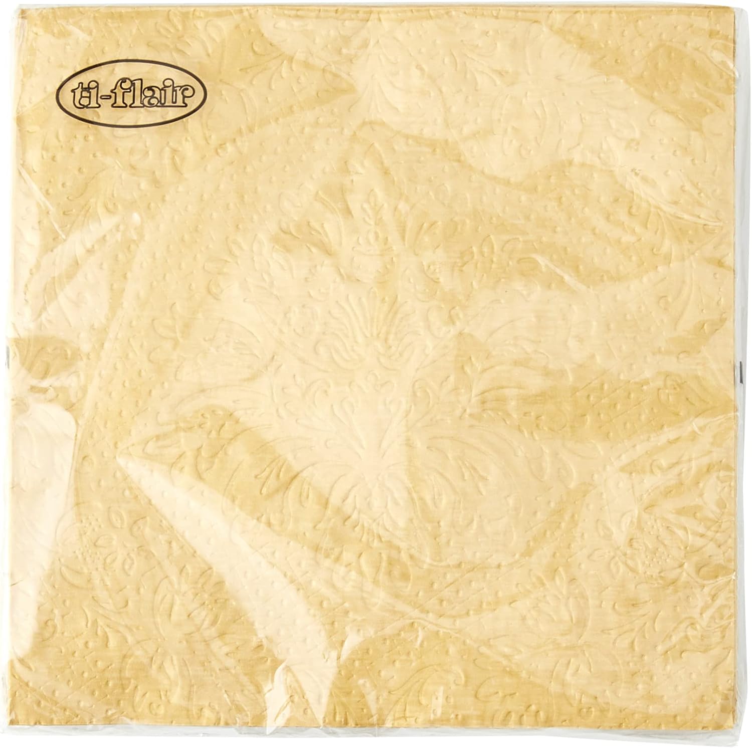 Tiflair Luxury Embossed Gold Lunch Napkins 3 ply