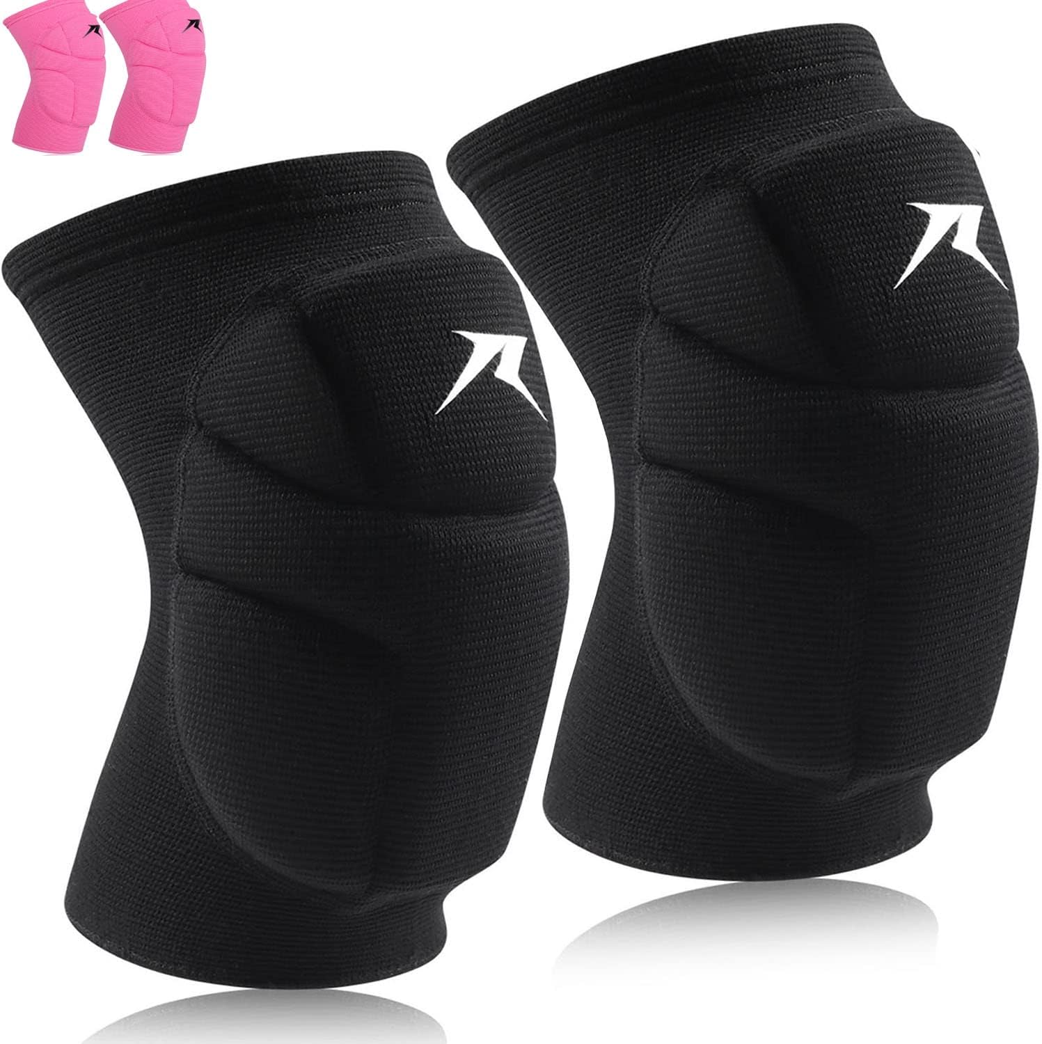 Volleyball Knee Pads,Knee Compression Sleeve Support for Men Women with High Protection Pads,Professional Grade Knee Pads for Running,Meniscus Tear,ACL,Arthritis,Joint Pain Relief