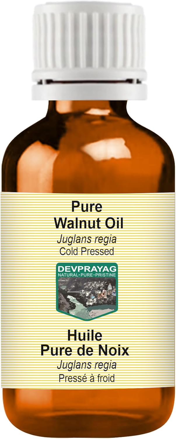 Pure Walnut Oil (Juglans regia) Cold Pressed 50ml (1.69 oz)