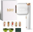 Laser Hair Removal, BoSidin IPL Hair Removal with Painless Ice-Cooling, 2-in-1 Face SR Rejuvenation, 6+1 Modes, 6 Levels Hair Removal for Women Permanent, Laser Hair Removal Kit with Shaver, Goggles