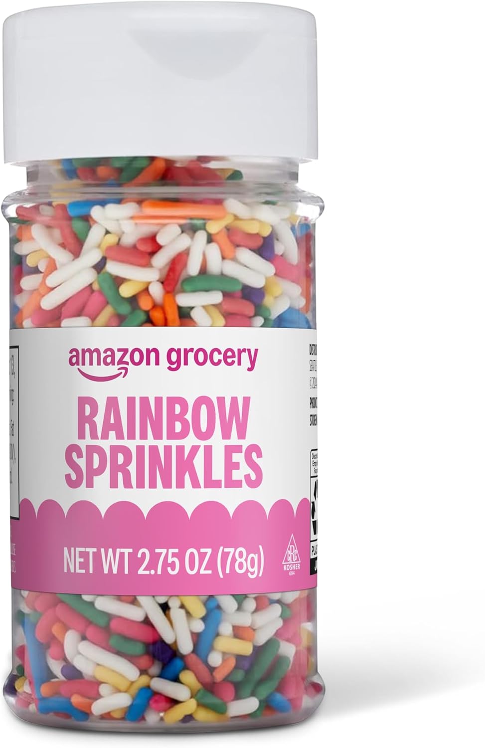 Amazon Grocery, Rainbow Sprinkles, 2.75 Oz