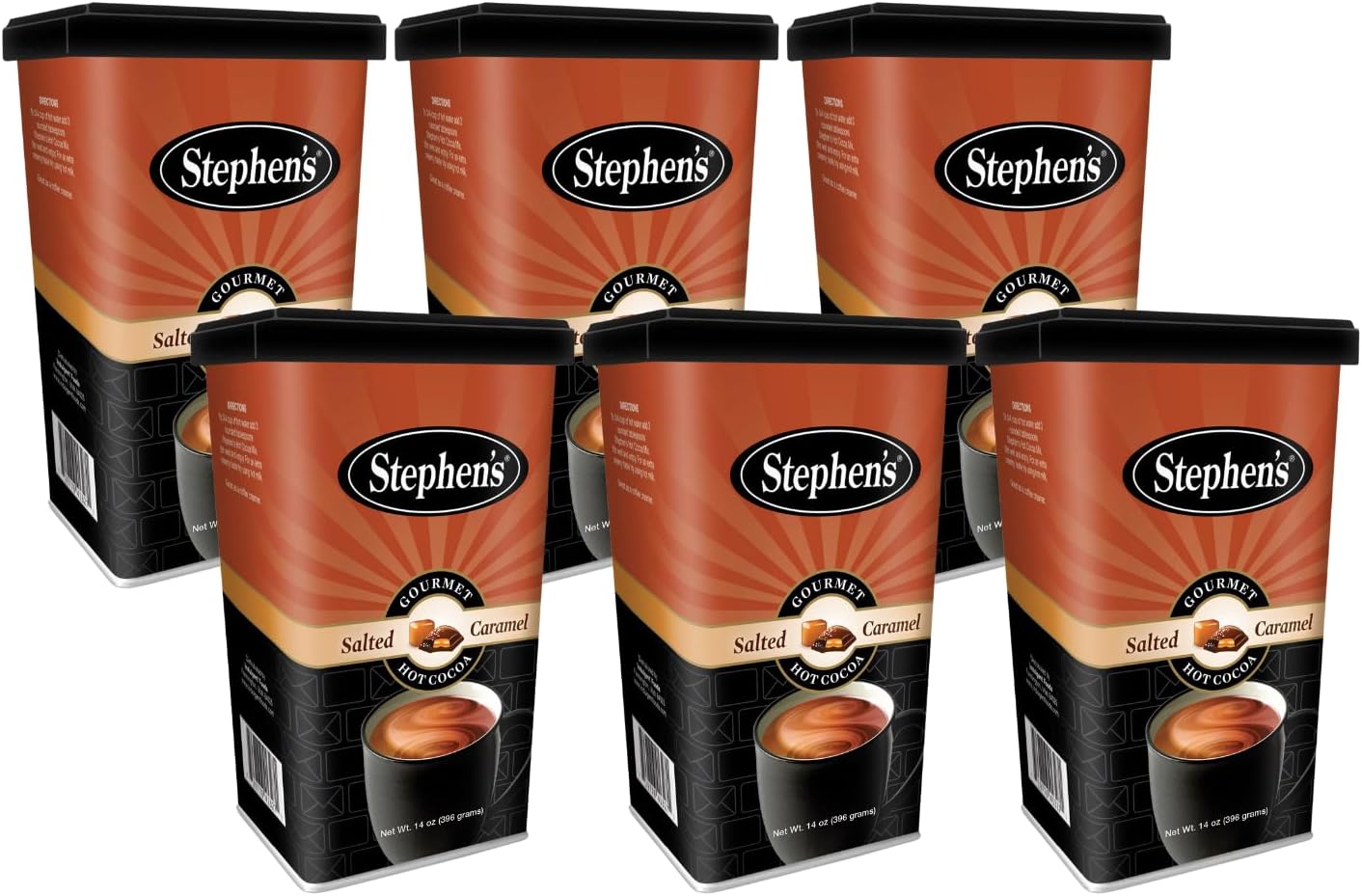 Stephen's Gourmet Hot Cocoa, Salted Caramel, 14 OZ (Pack of 6)