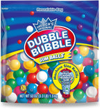 Dubble Bubble Gumball Machine Refill - More than 3 Pounds of Bulk Bubblegum Balls - .5 Inch Assorted Gumballs for Small Mini Candy Dispenser - 53 Ounce Bag (Pack of 1)