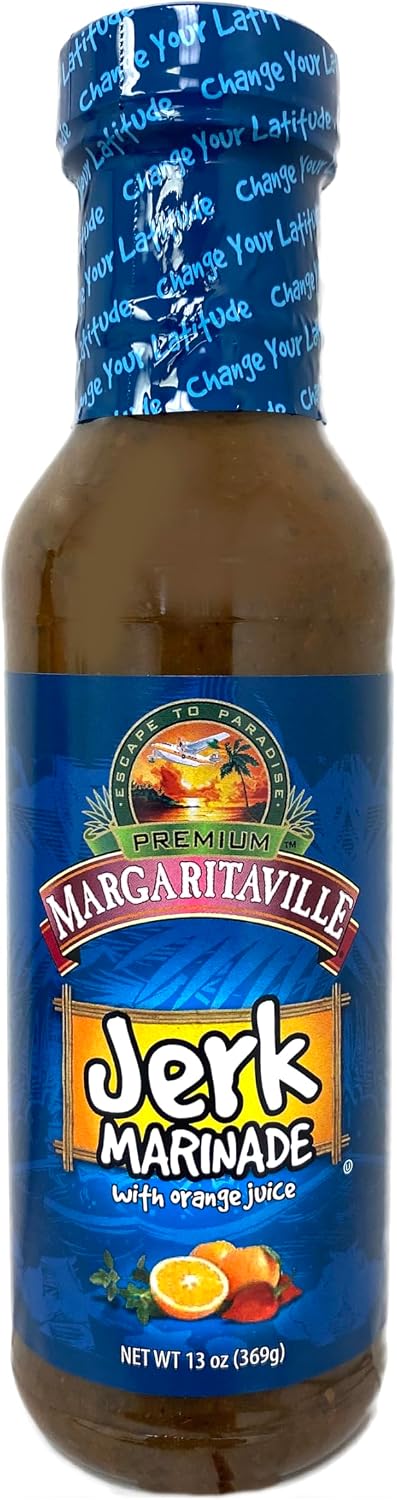 Margaritaville Jerk Marinade Sauce, 13 Ounce (Pack of 6)