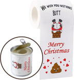 Funny Christmas Toilet Paper Roll 3-ply Funny Christmas Gifts for Coworkers Office Fun Gifts for Dad Mom Cool Novelty Gifts Mens Womens Cute Boyfriend Girlfriend Grandma Wife Husband