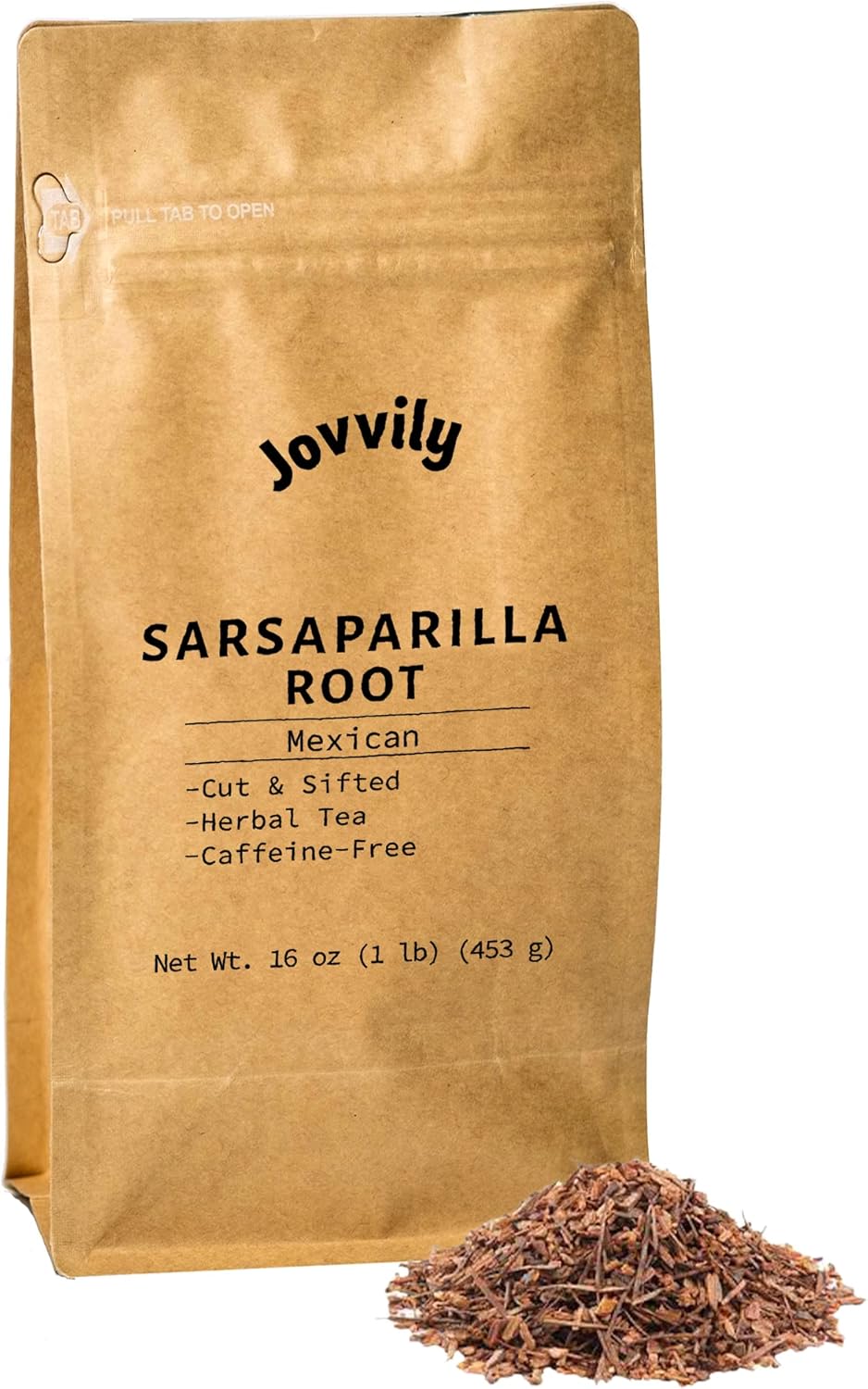 Jovvily Sarsaparilla Root - 1 lb - Cut & Sifted - Herbal Tea - Flavor Modifier