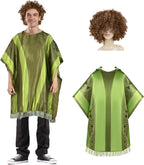 Bruno Costume for Adult, Bruno Cosplay Costume Cloak Cape Halloween Robe Suit Outfit Dress up for Men Women,with Wig