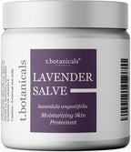 Lavender Salve, All Natural Moisturizing Lavender Balm, Skin Protectant Repair Ointment for Irritated Skin (2 oz)