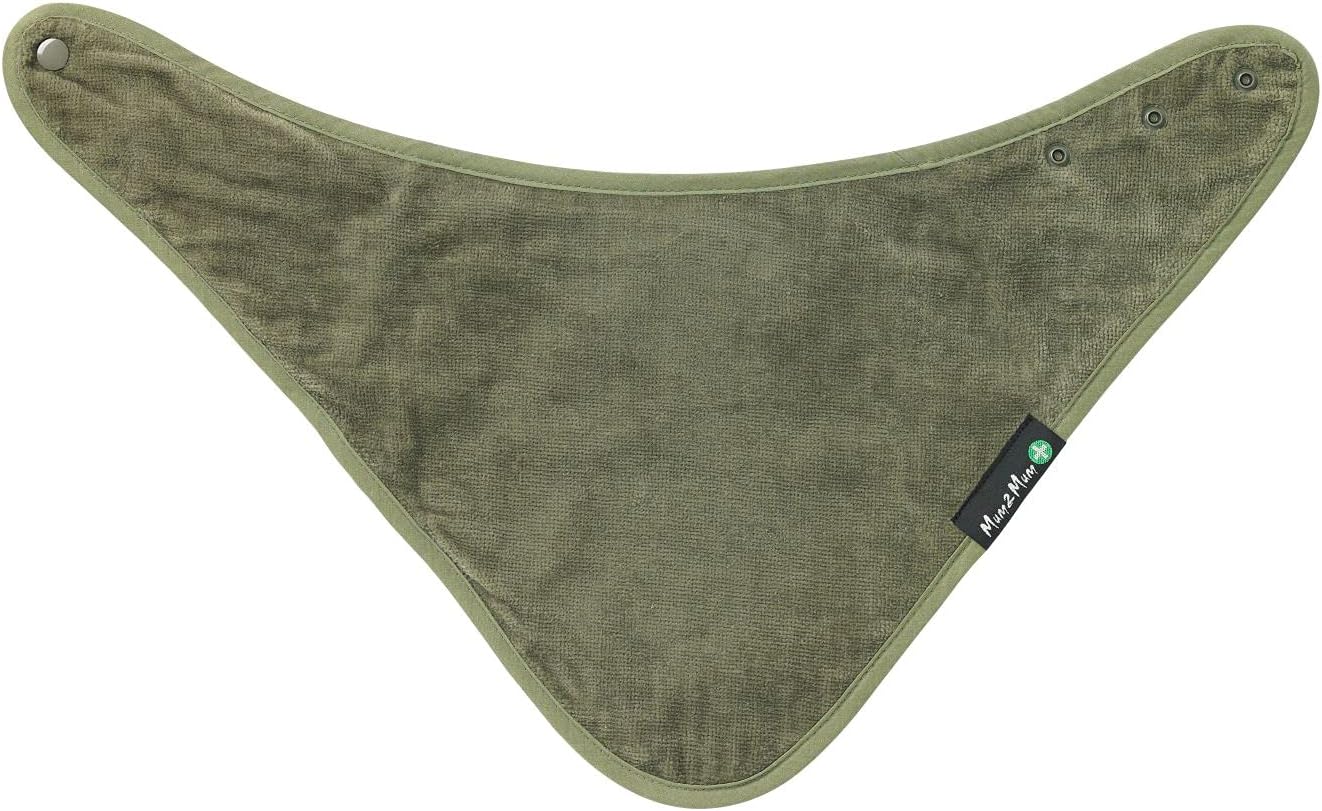 Mum2Mum Plus Special Needs Adult Bandana Bib in Olive Green
