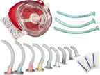 Endure Complete Airway Emergency KIT I - 9 Sizes GUEDEL OPA + 3 Sizes NASOPHARYNGEAL Airway + 3 Packs LUBRICATING Jelly + CPR MASK