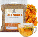 Herbalista - Premium Dried Calendula Flower Petals Tea (4 oz | 114g) | Wild Harvested Marigold for Loose Leaf Teas, Cocktail Infusions, Salves & Culinary Uses | 100% Natural, Edible & Fresh | Flores de Caléndula