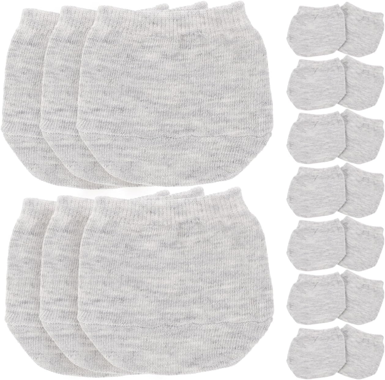 DOITOOL Women Half Palm Socks Breathable No-Show Invisible Socks Sweat Absorbing Seamless Forefoot for High Heels and Daily Wear Comfort