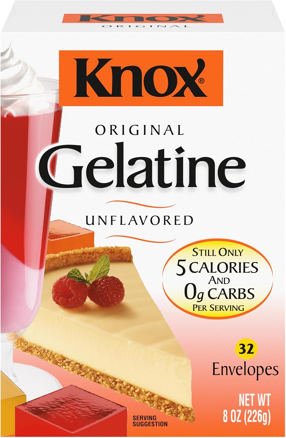 Knox Original Unflavored Gelatin, 32 ct Packets