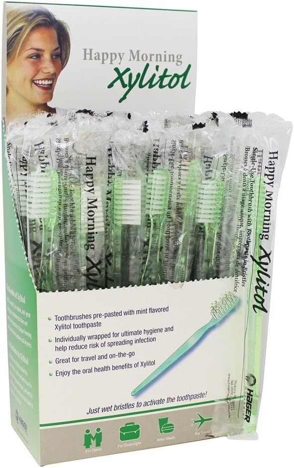 Hager Pharma Toothbrush - with Xylitol - Happy Morning - 1 Case