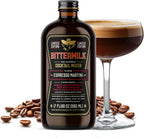 Bittermilk Espresso Martini Mixer - All Natural Handcrafted Cocktail Mixer - Cocktail Mix - Just Add Whiskey, Makes 17 Cocktails
