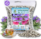 Pulmonaria Herbal Tea – 4 oz (113g) – 100% Natural Lungwort Herb – Wildcrafted Mexican Origin – Vegan, Non-GMO, Gluten-Free – Loose Leaf Herbal Infusion – Te by BexpertsUSA