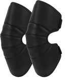 Motorcycle Knee Pads Sleeve Wraps Winter Windproof Waterproof Leather Thermal Fleece Lining Knee Brace Warmer Kneepad Adjustable Knee Shin Protective Guards for Motorcycle Bicycle Cycling