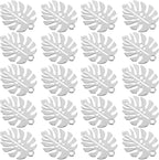 TEHAUX 50Pcs Retro Hollow Monstera Leaf Charms Alloy Pendants for Jewelry Making Diy Earrings Bracelets Necklaces Sweater Chain Accessories
