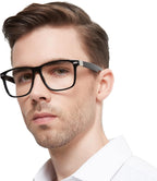 OCCI CHIARI Wide Frame Reading Glasses Men 2.0+ Stylish Big Readers 1.0 1.25 1.5 1.75 2.0 2.25 2.5 2.75 3.0 3.5 4.0 5.0 6.0