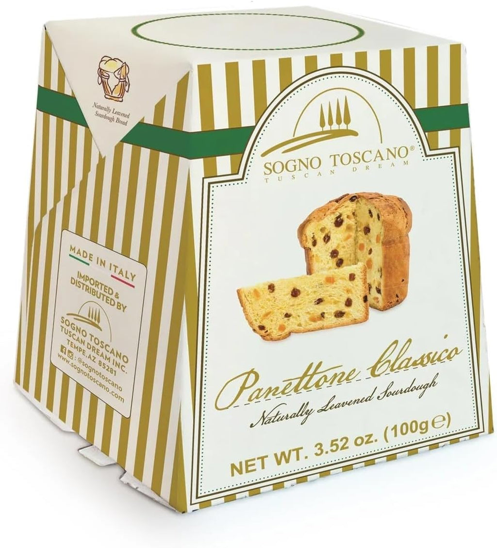 Panettone, Panettoncino Classic, Italian wonderful Authentic Panettone - Enjoy the mini version of Italy’s most beloved Christmas cake - 100g/3.5 oz