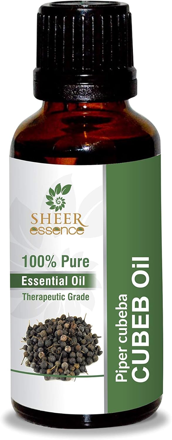 Cubeb Oil -(Piper Cubeba)- Essential Oil 100% Pure Natural Undiluted Uncut Therapeutic Grade Oil 8.45 Fl.OZ