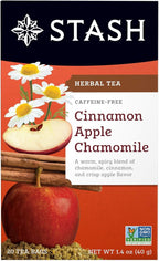 Stash Tea Cinnamon Apple Chamomile Herbal Tea, 20 Count