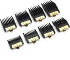 8 Pack Metal Clipper Guards Set for BaBylissPRO Barberology FX825, FX870, FX880, and FX673 Hair Clippers, Clipper Combs Replacement Guards-Cutting Lengths 1/16"-3/4"