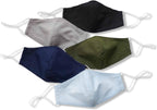 HOPE LOVE SHINE Cotton Reusable Face Masks w/Adjustable Ear Loops & Filter Pocket