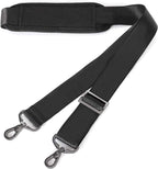 MOSISO 56 inch Shoulder Strap, Adjustable Thick Soft Universal Replacement Non-Slip Fit Padded with Metal Swivel Hooks for Laptop Shoulder Bag/Laptop Messenger Bag/Crossbody Bag, Black