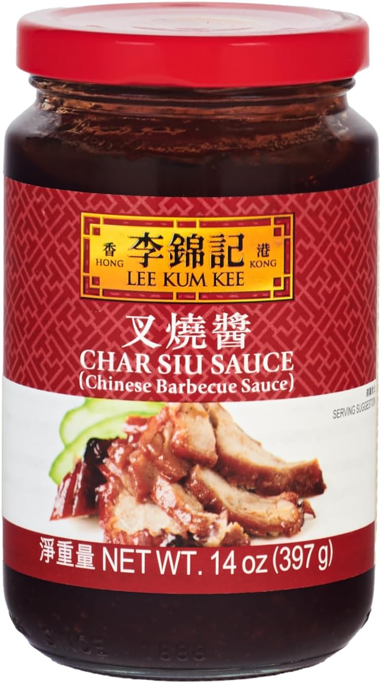 Lee Kum Kee Char Siu Sauce (14 oz - 1 Pack), Honey-Sweet Chinese Barbecue Sauce, Great for Marinades for All Kinds of Meats & Ribs, Barbeques, Glazes, Roasts, and Oven-Baked Dishes