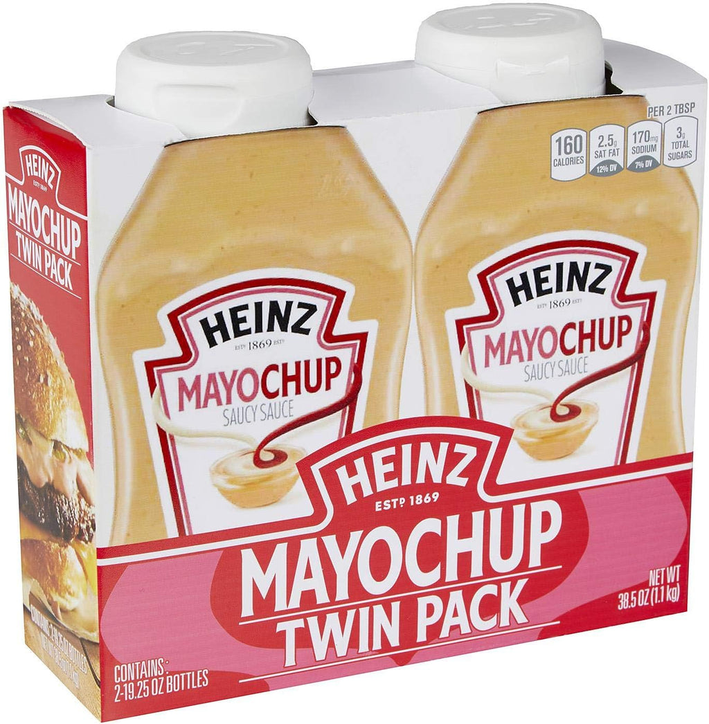 Heinz Mayochup Saucy Sauce Twin Pack ~ 19.25 oz. 2 Pack Beige