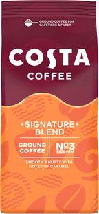 Costa Coffee Mocha Italia Signature Blend Ground for Cafetiere & Filter 200g