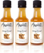 Amoretti Premium Gingerbread Syrups 50ml 3 Pack