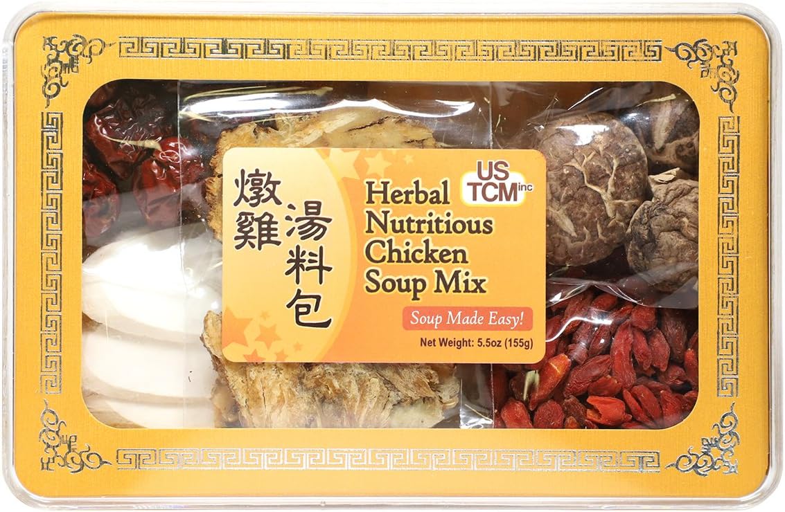Herbal Nutritious Chicken Soup Mix Soup Base 燉雞湯料包 Soup Made Easy! 3-4 Sevings 5.5oz