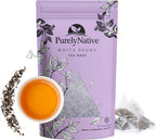 Imperial Grade White Peony Tea Bags - Bai Mu Dan (also known as Pai Mu Tan, Baimudan, Paimutan) - Chinese White Peony Tea
