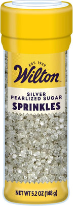 Wilton Pearlized Sugar Food Decorative, Silver, 5.25 oz