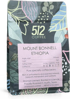 512 Coffee – Specialty Ethiopian Whole Bean Coffee, Light Roast – Mount Bonnell Ethiopia – Freshly Hand-Roasted Arabica, Premium Small Batch, Single Origin