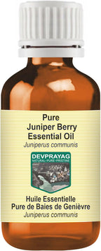 Pure Juniper Berry Essential Oil (Juniperus communis) Steam Distilled 15ml (0.50 oz)