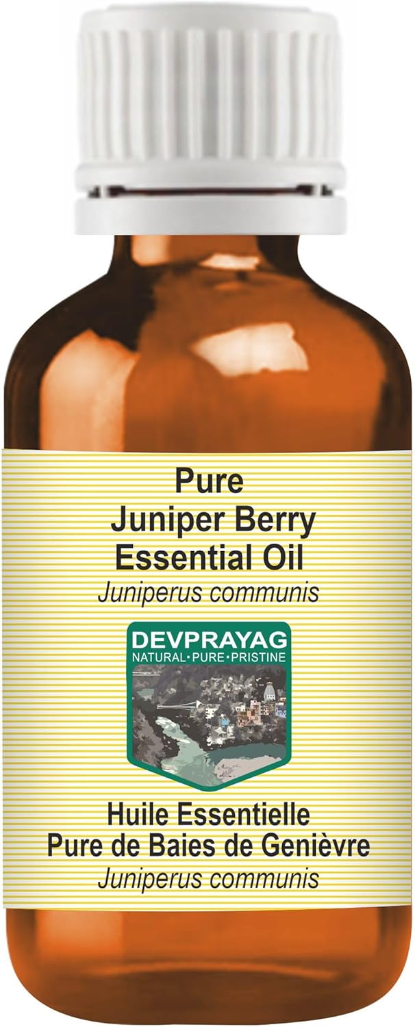 Pure Juniper Berry Essential Oil (Juniperus communis) Steam Distilled 15ml (0.50 oz)