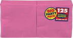 Amscan Bright Pink Luncheon Paper Napkin Big Party Pack, 125 Ct.