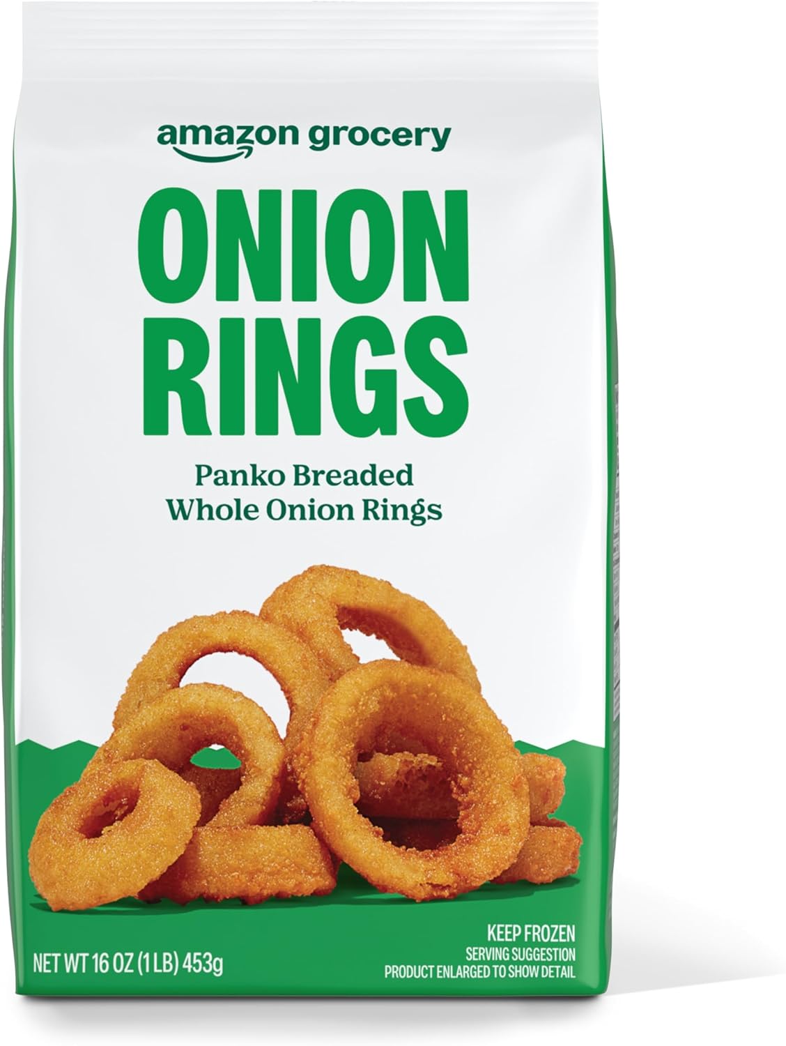Amazon Grocery, Onion Rings, 16 Oz, Frozen