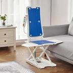 HUANUO 2-in-1 Electric Chair Lift for Elderly – Floor Lift & IP68 Waterproof Bath Lift for Tub, Foldable, 308 lbs Capacity, Remote Control, Height Adjustable 2.3"-18.9", for Fall Recovery & Home Care