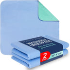 Hearth & Harbor Incontinence Bed Pads Washable Waterproof 34”x36”, Washable Pee Pads for Adults, Elderly, Kids & Pets, Heavy Absorbency Pads for Beds for Incontinence Adults, 2 Pack Reusable Underpads
