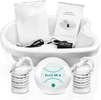 Ionic Detox Foot Bath Machine, Personal Ionic Foot Cleanse Ionic Foot Bath SPA Machine Foot Detox System for Home Beauty Salon Spa with Basin, 100 Liners