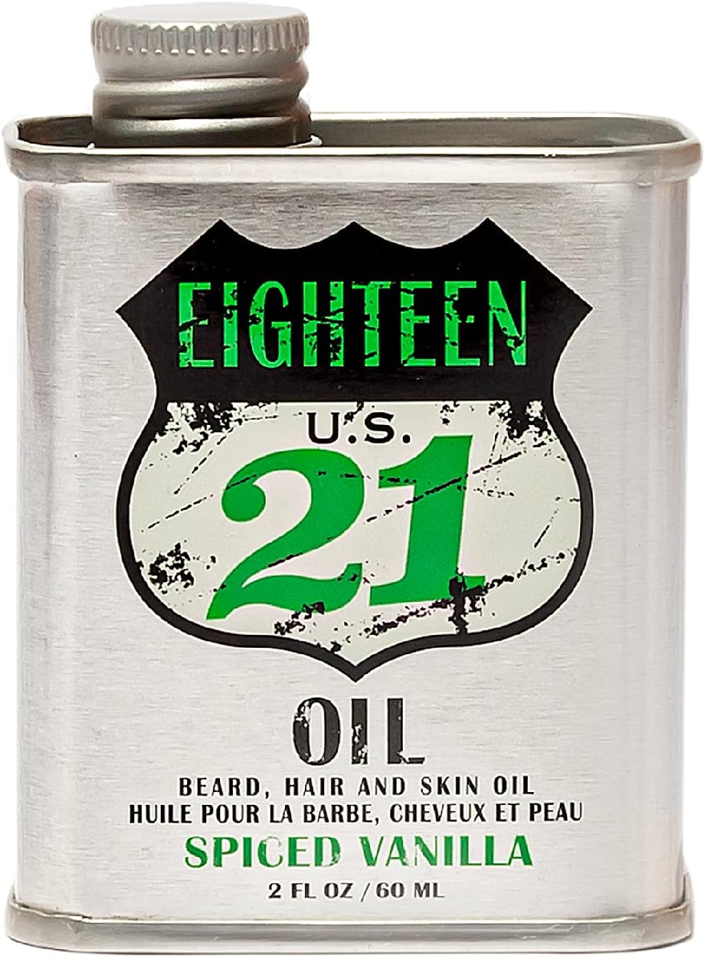 18.21 Man Made Hair, Skin & Beard Oil for Men, 4 Scents - Non-Greasy, Conditioning Balm with Castor Seed, Jojoba, and Argan Oils - Premium Tattoo and Mustache Care Products