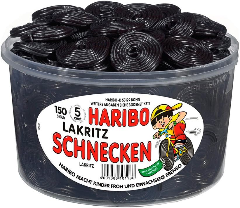 Haribo Lakritz-Schnecken (licorice wheel) 1,5 Kg