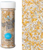 Sweets Indeed Sprinkles, Edible Sprinkle Sugar Mix, Perfect for Cake Decorations, Baking, Ice Cream, Cookies, Cupcake Topper, 5 ounces (Glitz)